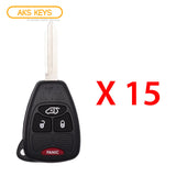 2005 - 2014 Chrysler Key Fob 4B FCC# OHT692427AA (15 Pack)