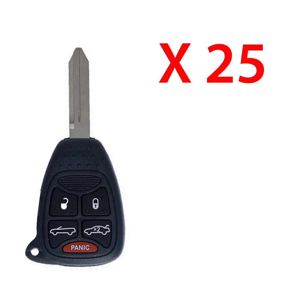 2007 - 2014 Chrysler Remote Key 5B FCC# OHT692427AA (25 Pack)