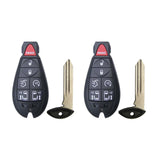 2011 - 2016 Chrysler Town & Country Smart Prox Fobik Key 7B FCC# IYZ-C01C (2 Pack)