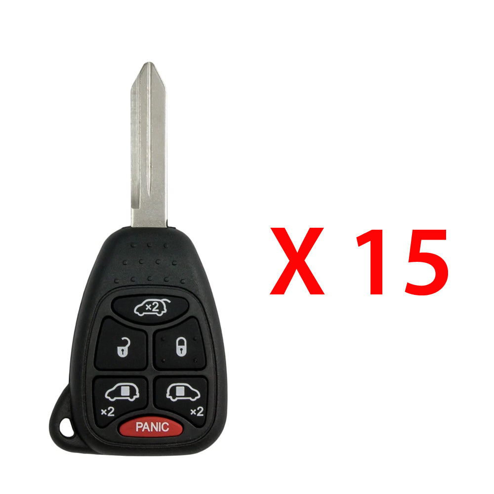 2004 - 2007 Chrysler Dodge Key Fob 6B FCC# M3N5WY72XX (15 Pack)