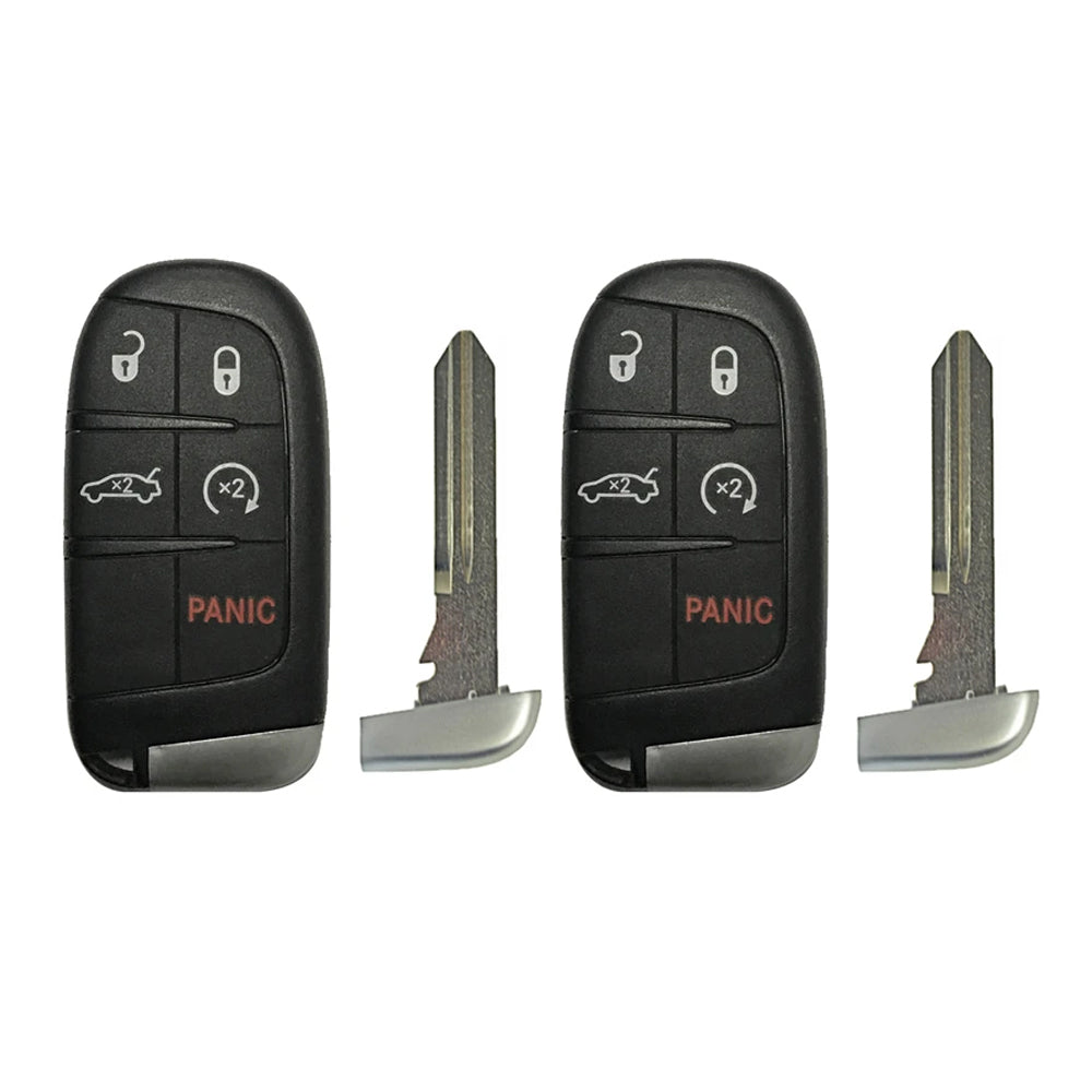 2011 - 2018 Dodge Smart Key 5B Fob FCC# M3N-40821302 - Aftermarket (2 Pack)