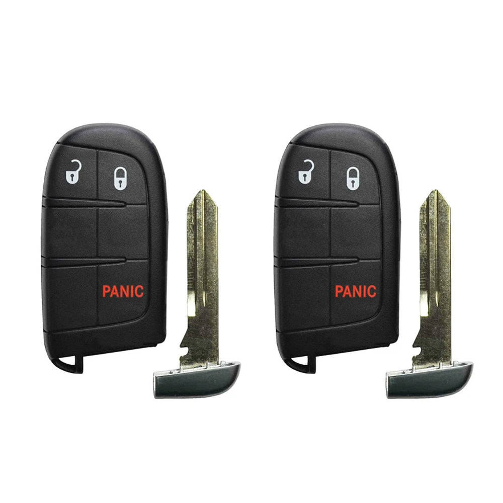 2011 - 2024 Dodge Smart Key 3B Fob FCC# M3N-40821302 - Aftermarket (2 Pack)