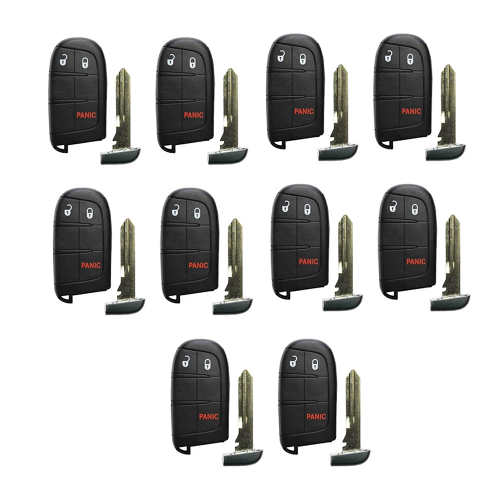 2011 - 2024 Dodge Smart Key 3B Fob FCC# M3N-40821302 - Aftermarket (10 Pack)