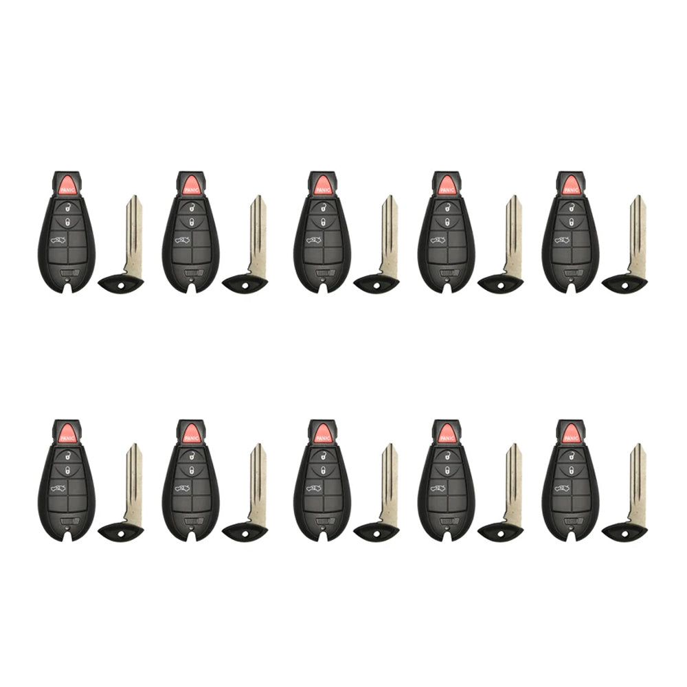 2008 - 2010 Dodge Fobik Key 4B FCC# IYZ-C01C - Aftermarket(10 Pack)