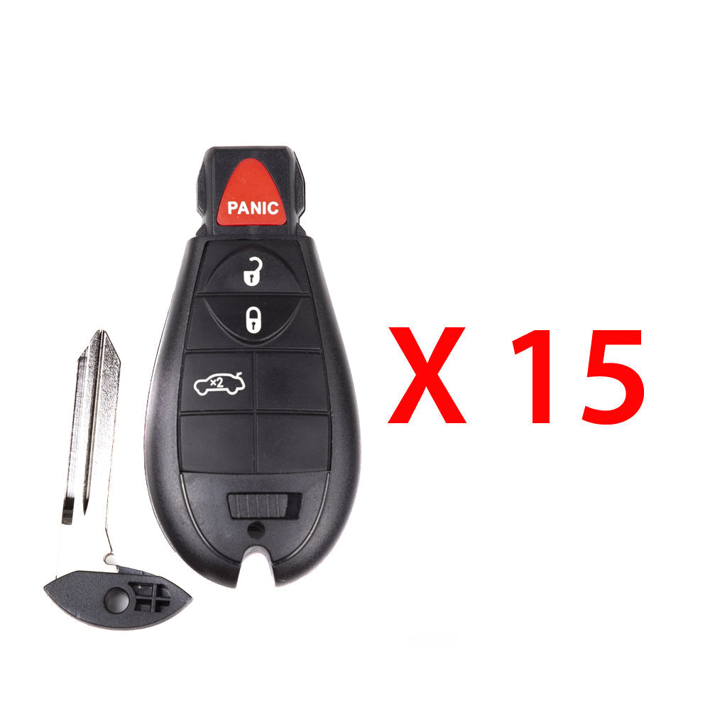 2008 - 2010 Dodge Fobik Key 4B FCC# IYZ-C01C - Aftermarket (15 Pack)