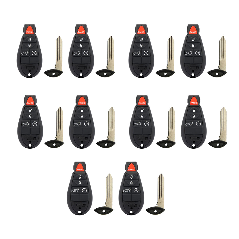 2011 - 2013 Dodge Durango Smart Fobik Key 5B FCC# IYZ-C01C (10 Pack)