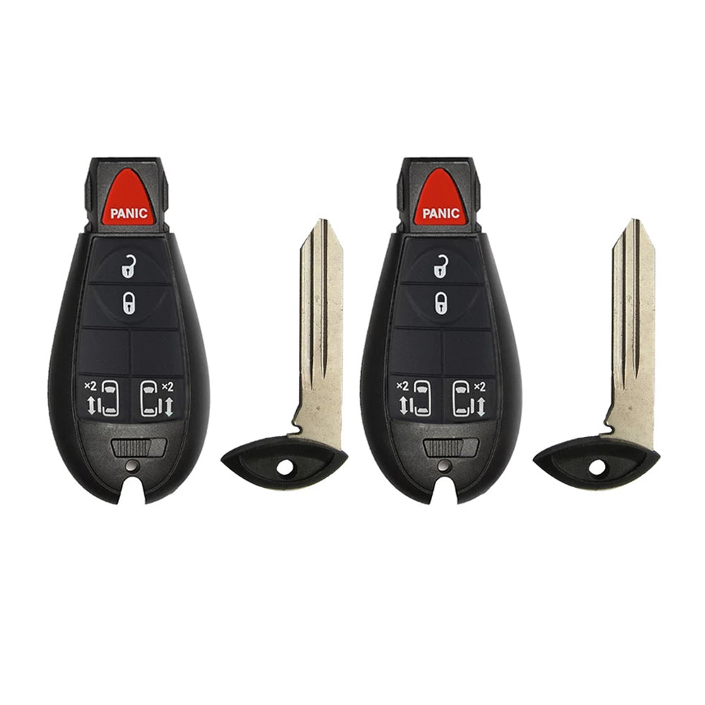 2008 - 2020 Dodge Grand Caravan Fobik Key 5B FCC# IYZ-C01C (2 Pack)