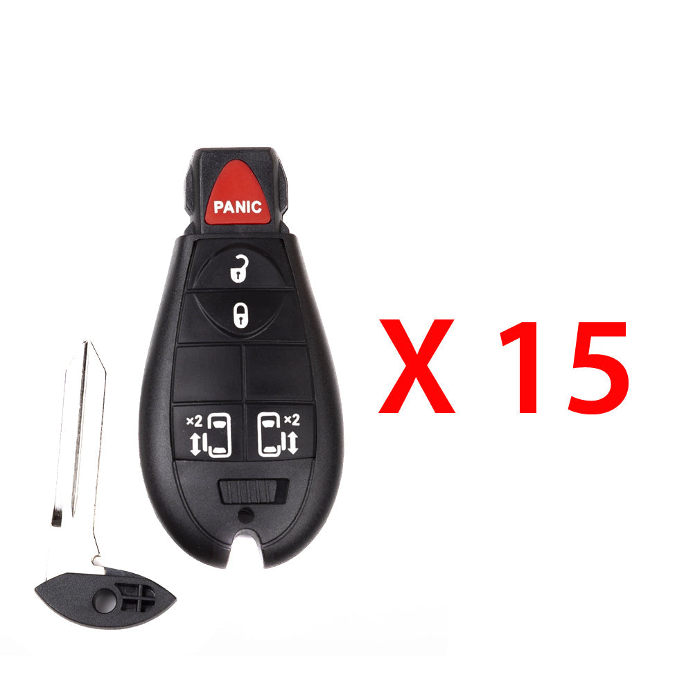 2008 - 2020 Dodge Grand Caravan Fobik Key 5B FCC# IYZ-C01C (15 Pack)