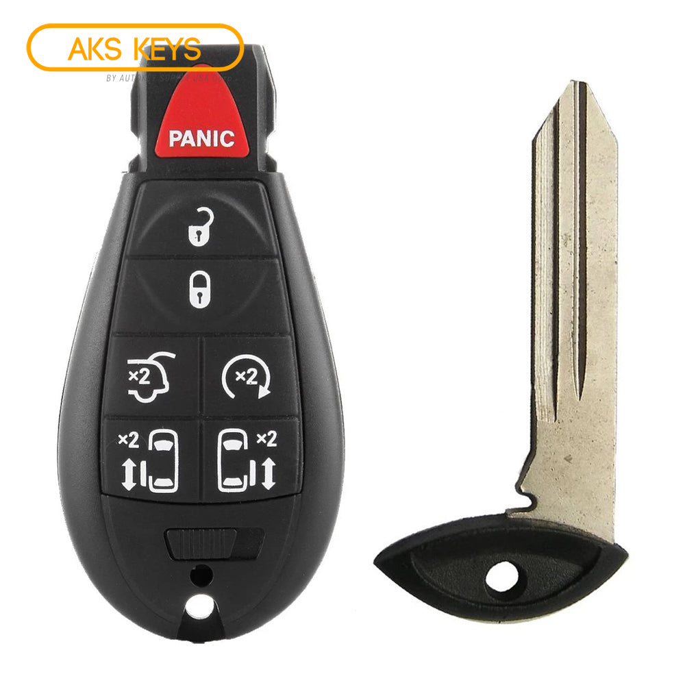 Remote Fobik Key Compatible with Volkswagen Routan 2009 2010 2011 2012 2013 2014 7B FCC# IYZ-C01C / M3N5WY783X