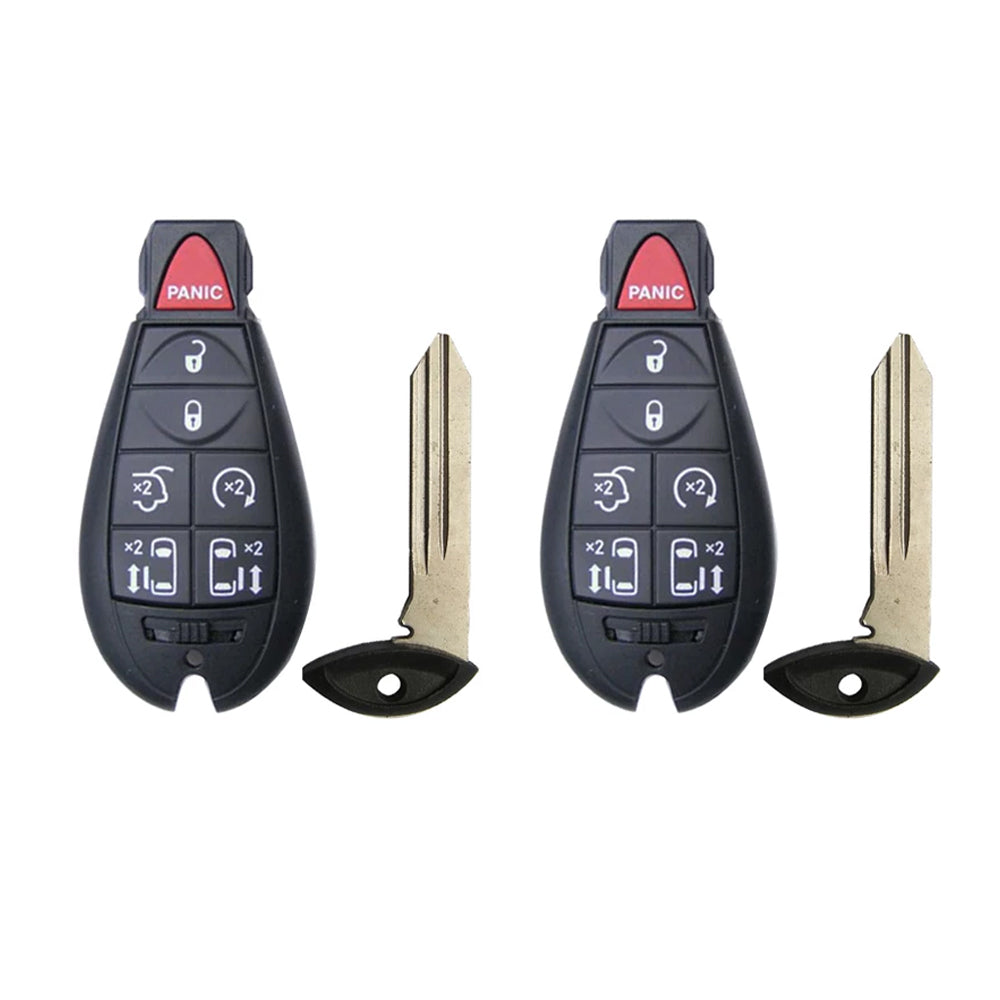 2008 - 2020 Dodge Grand Caravan Fobik Key 7B  FCC# IYZ-C01C (2 Pack)