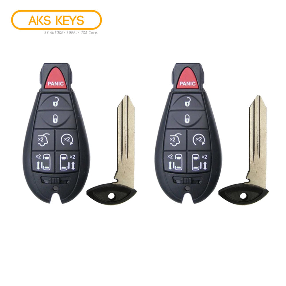 2009 - 2014 Volkswagen Routan Fobik Key 7B FCC# IYZ-C01C / M3N5WY783X (2 Pack)