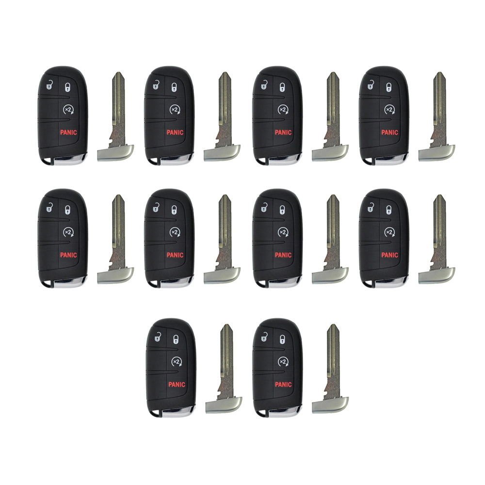 2011 - 2024 Dodge Smart Key 4B Fob FCC# M3N-40821302 (10 Pack)