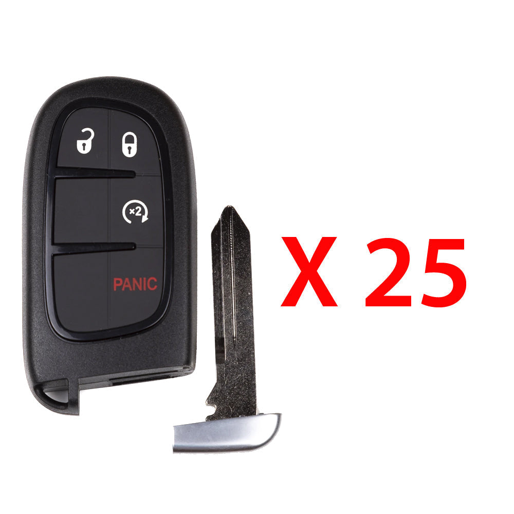 2013 - 2023 RAM 1500 / 2500 / 3500 Smart Key 4B Fob w/ Remote Start FCC# GQ4-54T (25 Pack)