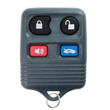 1998 - 2004 Ford Lincoln Mercury (Gray) Keyless Entry 4B Fob FCC# CWTWB1U313