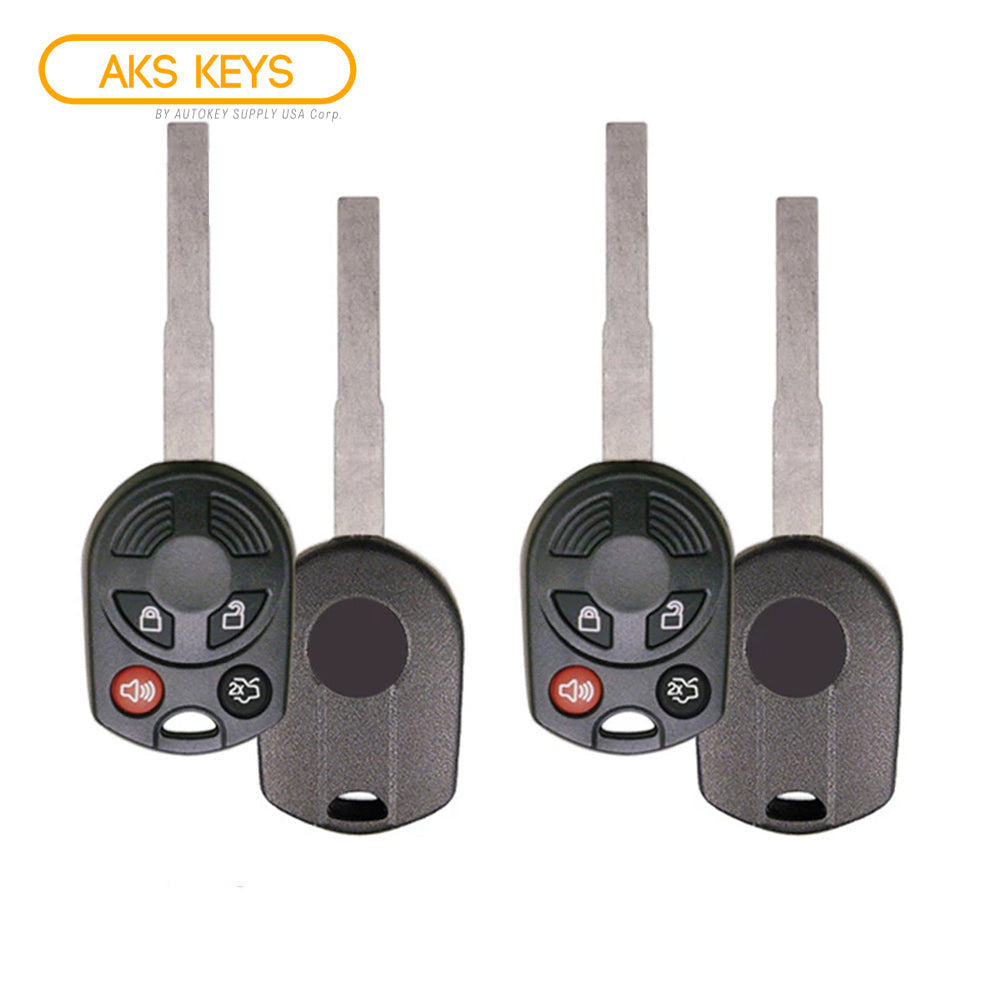 2012 - 2019 Ford Remote Key 4B FCC# OUCD6000022 / HU101 (2 Pack)