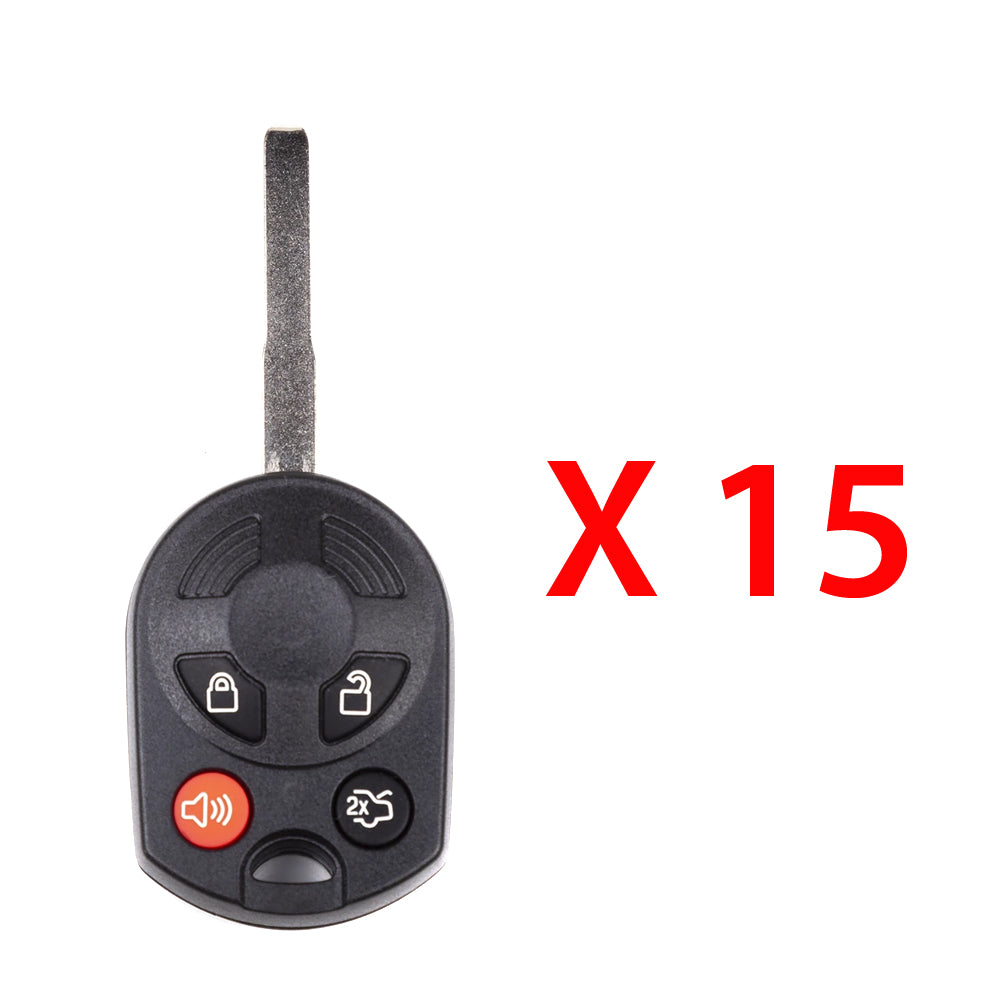 2012 - 2019 Ford Remote Key 4B FCC# OUCD6000022 / HU101 (15 Pack)