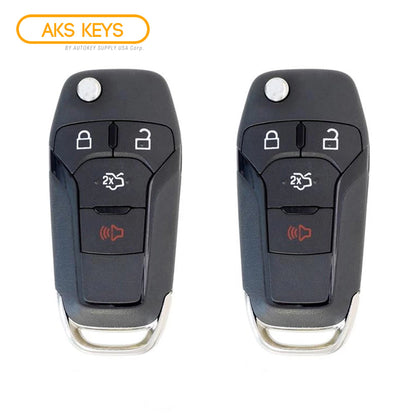 2013 - 2016 Ford Fusion Remote Flip Key 4B FCC# N5F-A08TAA (2 Pack)