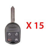 2011 - 2019 Ford  Remote Control Key w/ Remote Start 4B FCC# CWTWB1U793 (15 Pack)