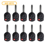 2007 - 2010 Ford Remote Head Key Transmitter Blade 3B FCC# OUCD6000022 - 315 MHz (10 Pack)