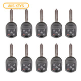 2009 - 2019 Ford Remote Head Key 5B FCC# CWTWB1U793 (10 Pack)