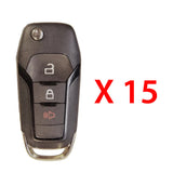 2015 - 2019 Ford Flip Key 3B FCC# N5F-A08TAA / 5923667 (15 Pack)