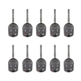 2015 - 2019 Ford Fiesta Remote Key 4B FCC# CWTWB1U793 (10 Pack)