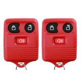 1998 - 2013 Ford Lincoln Mazda Mercury Remote Control 3B (Red) FCC# CWTWB1U345/ CWTWB1U331 (2 Pack)