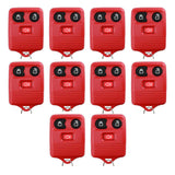 1998 - 2013 Ford Lincoln Mazda Mercury Remote Control 3B (Red) FCC# CWTWB1U345/ CWTWB1U331 (10 Pack)