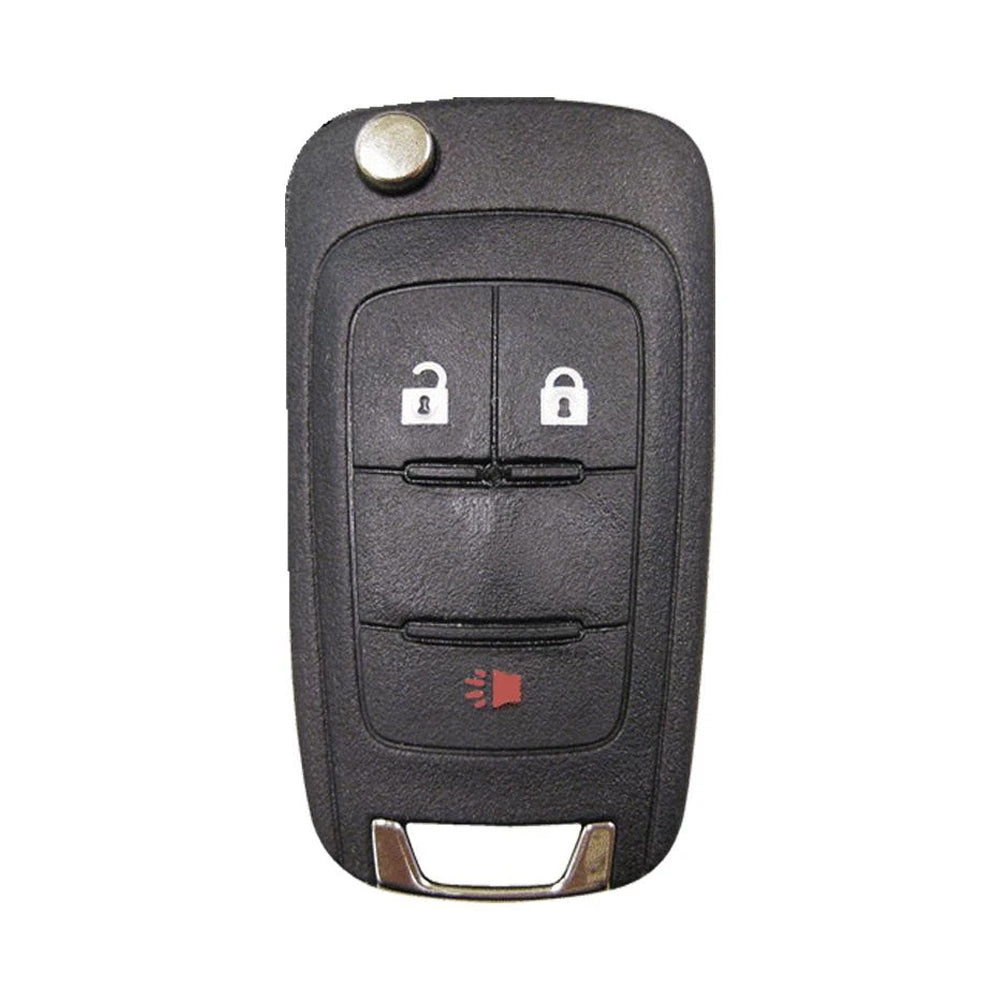 Remote Flip Key Fob Compatible with GMC Terrain 2010 2011 2012 2013 2014 2015 2016 2017 2018 2019 3B FCC# OHT01060512