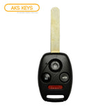 2009 Honda Accord 2 Drs. Key Fob 4 Buttons FCC # MLBHLIK-1T