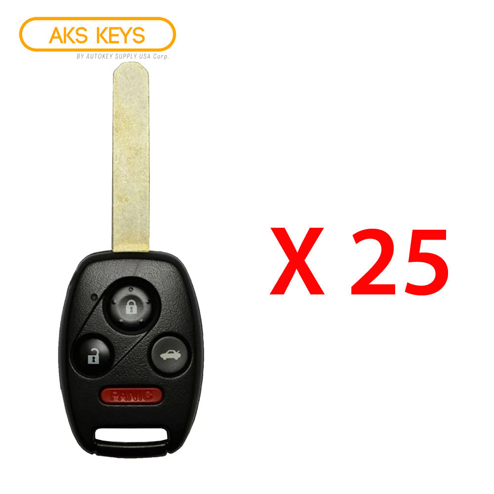 2008 - 2012 Honda Accord 2 Drs. Remote Head Key 4B FCC# MLBHLIK-1T (25 Pack)