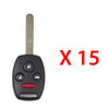 2003 - 2007 Honda Accord Remote Head Key 4B FCC# OUCG8D-380H-A (15 Pack)