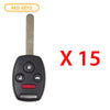 2003 - 2007 Honda Accord Remote Head Key 4B FCC# OUCG8D-380H-A (15 Pack)