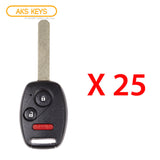 2007 Honda Fit Sport Remote Key 3B FCC# OUCG8D-380H-A (25 Pack)