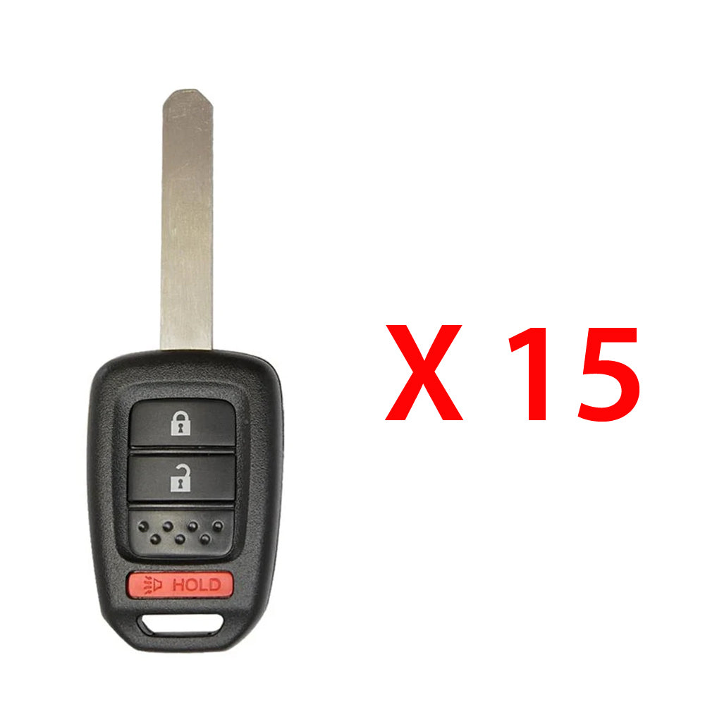 2013 - 2015 Honda Remote Head Key 3B FCC# MLBHLIK6-1T (15 Pack)