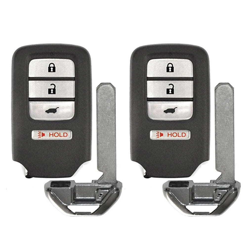 2015 2016 Honda CR-V Smart Key 4 Buttons FCC# ACJ932HK1210A (2 Pack)