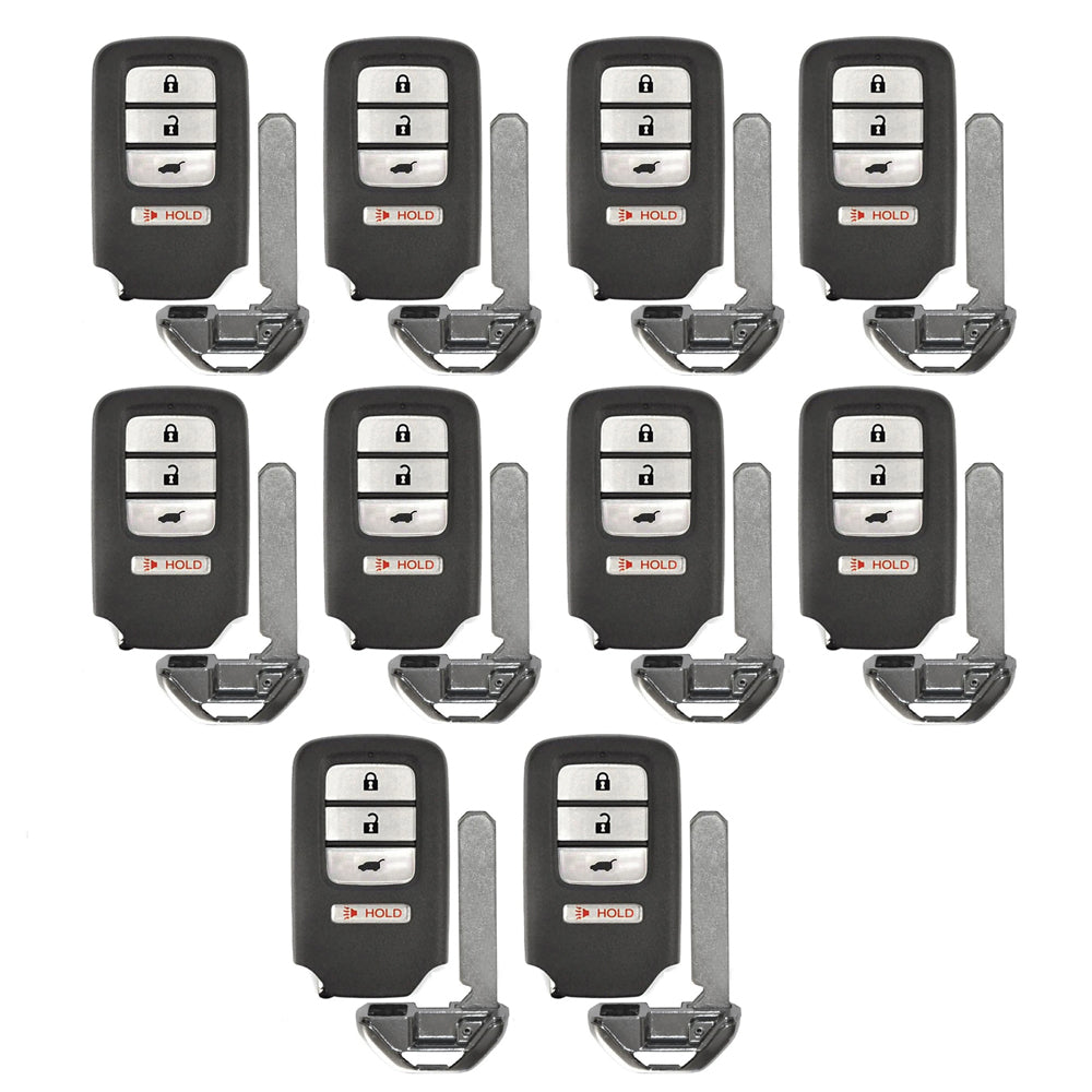 2015 2016 Honda CR-V Smart Key 4 Buttons FCC# ACJ932HK1210A (10 Pack)