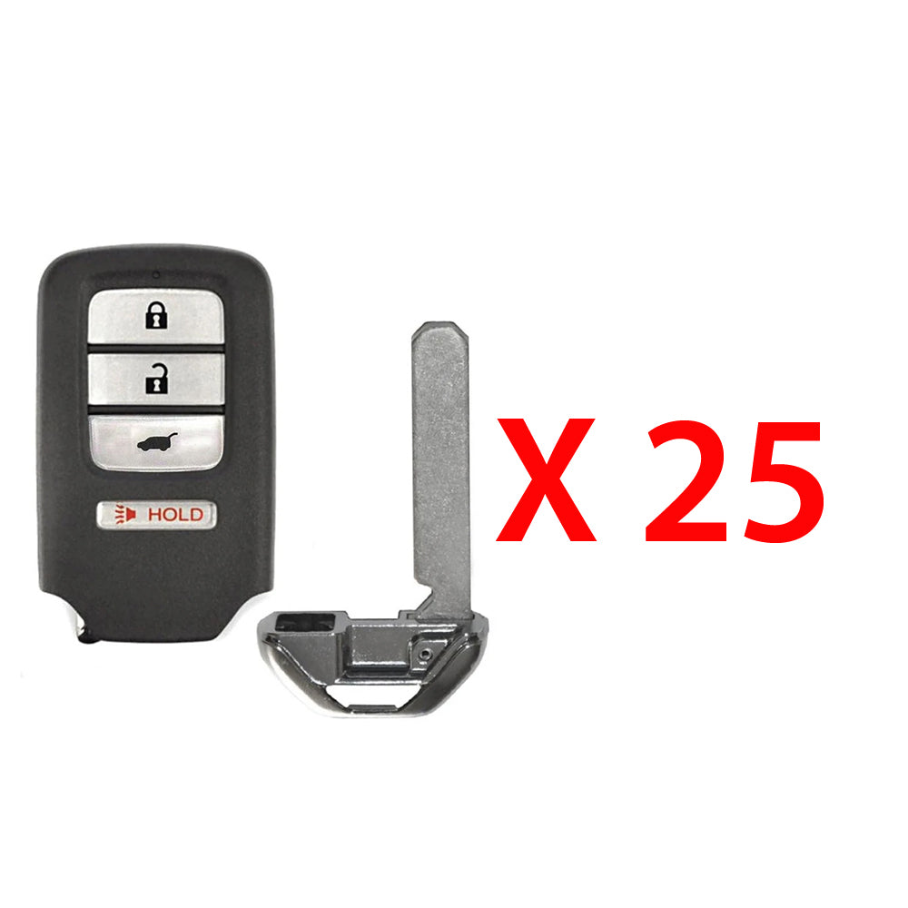 2015 2016 Honda CR-V Smart Key 4 Buttons FCC# ACJ932HK1210A (25 Pack)