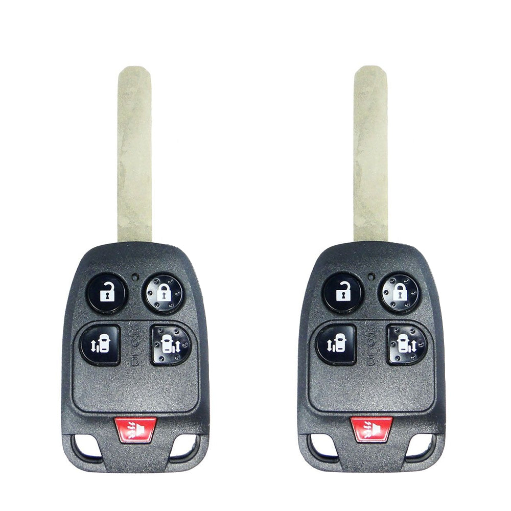 2011 - 2013 Honda Odyssey Remote Head Key 5B FCC# N5F-A04TAA (2 Pack)