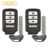 2016 - 2020 Honda Smart Key 4B FCC# KR5V1X (2 Pack)