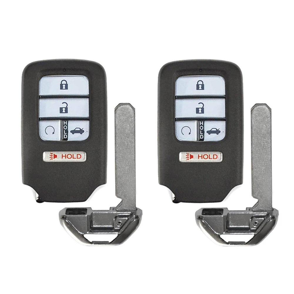 2016 - 2019 Honda Civic Smart Key 5B FCC# KR5V2X (2 Pack)