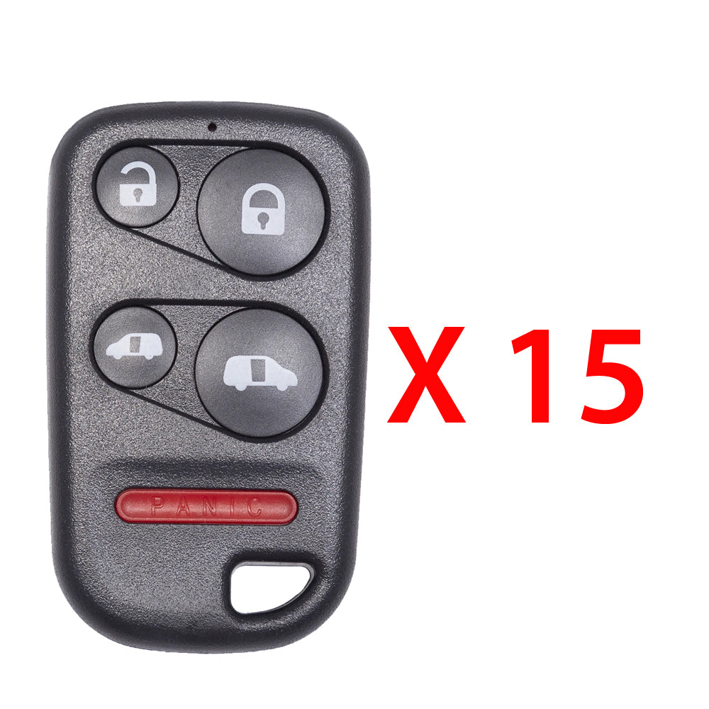 Keyless Remote Fob Compatible with Honda Odyssey 2005 2006 2007 2008 2009 2010 5B FCC# OUCG8D-399H-A (15 Pack)