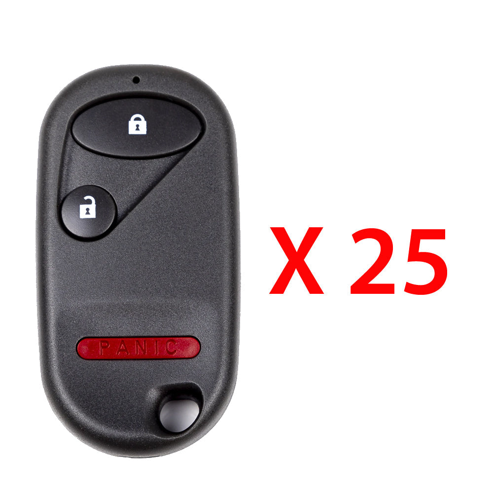 2002 - 2011 Honda Remote Control 3B FCC# OUCG8D-344H-A (25 Pack)