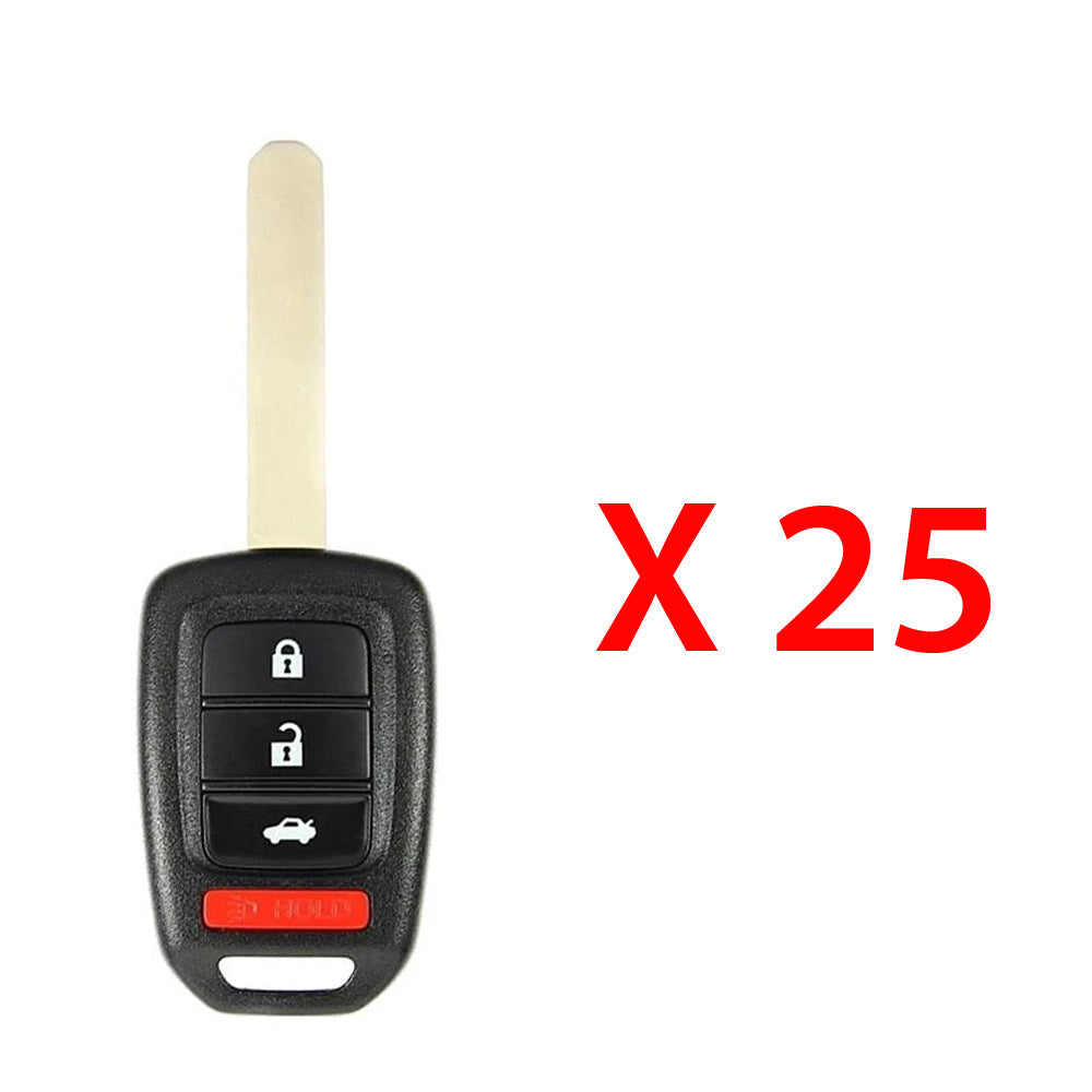 2016 - 2020 Honda Remote Key 4B FCC# MLBHLIK6-1TA (25 Pack)