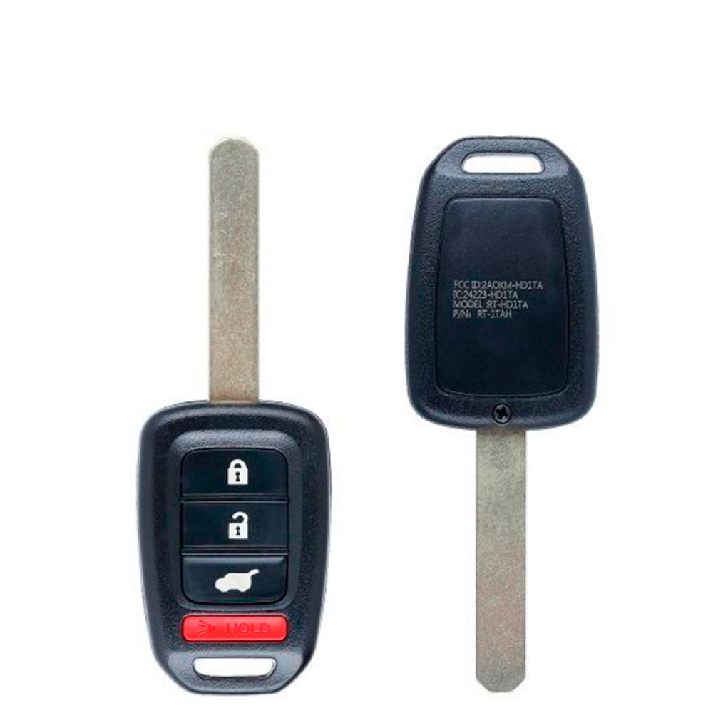 2017 - 2021 Honda Civic CR-V Key Fob 4 Buttons FCC# MLBHLIK6-1TA