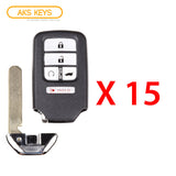 2016 - 2018 Honda Pilot Smart Key 5B FCC# KR5V2X V44 (15 Pack)