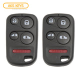 2001 - 2004 Honda Remote Control 5B FCC# OUCG8D-440H-A (2 Pack)