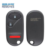 2000 - 2006 Honda Insight Keyless Entry 3 Buttons FCC# E4EG8DJ