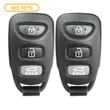 2011 - 2016 Hyundai Elantra Remote Control 4B FCC# OSLOKA-360T (2 Pack)