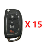 2013 - 2016 Hyundai Santa Fe Remote Flip Key 4B FCC ID: TQ8-RKE-3F04